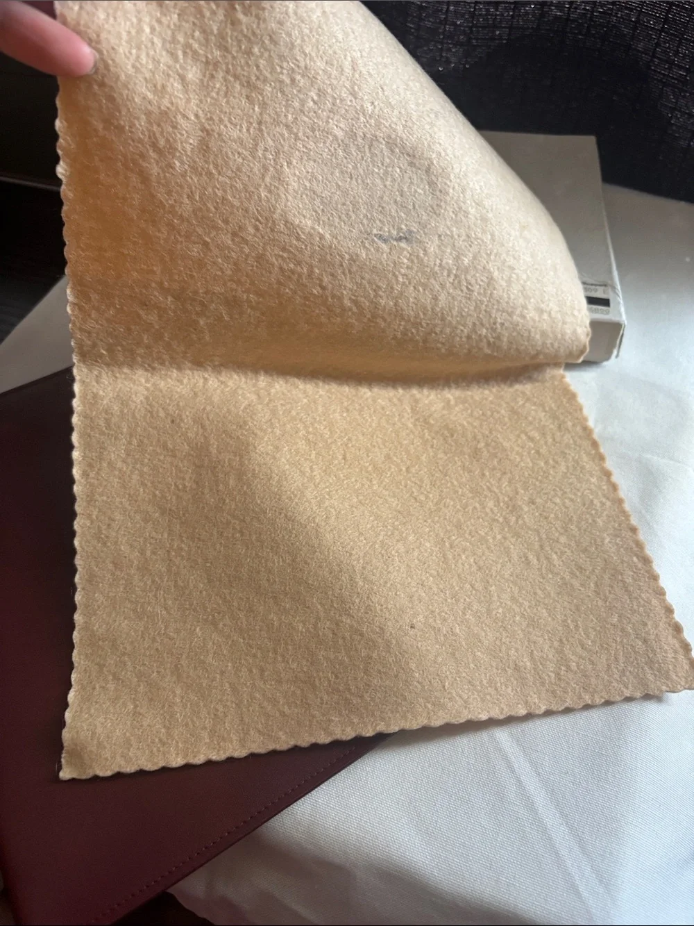 Cartier Burgundy Leather Zip Pouch - Picture 12 of 17